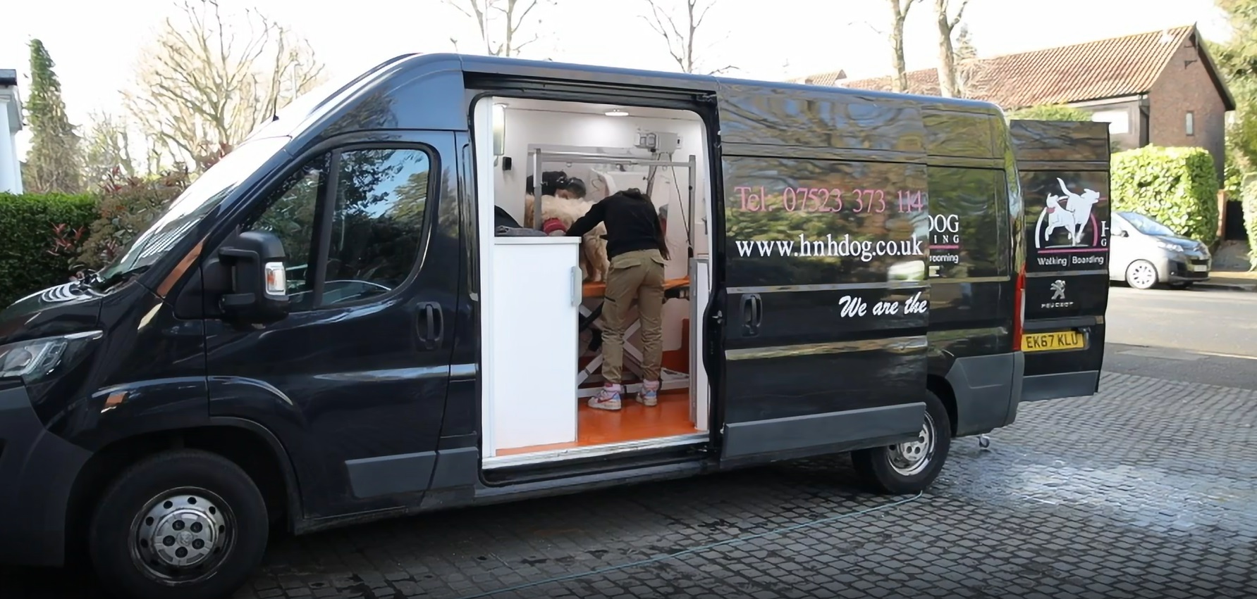 Mobile gooming van